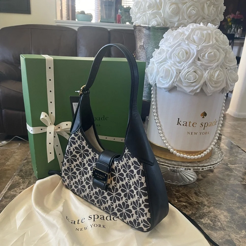 Kate Spade Spade Flower Jacquard Nouveau Small Shoulder Bag